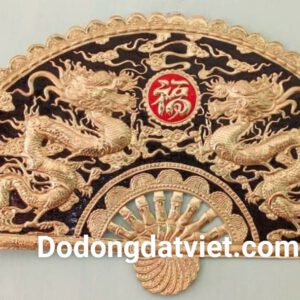 quạt rồng _phượng bằng đồng .70x110